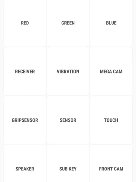 منو تست کالیبراسیون