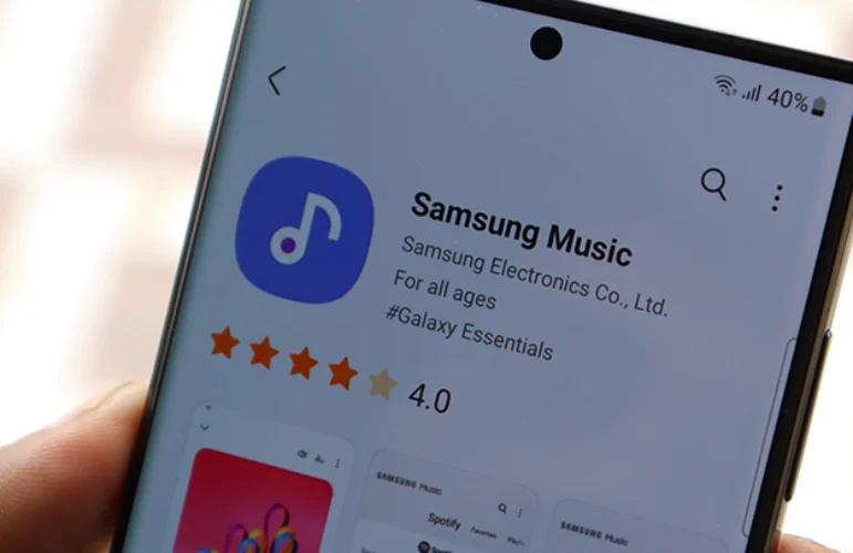 تداخل با سایر برنامه های سامسونگ موزیک