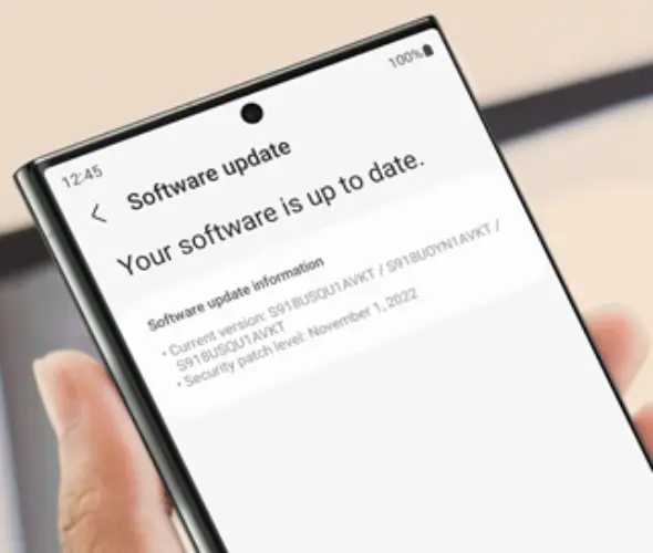 آپدیت گوشی سامسونگ
