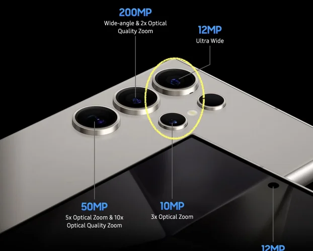 دوربین های گوشی s25 سامسونگ