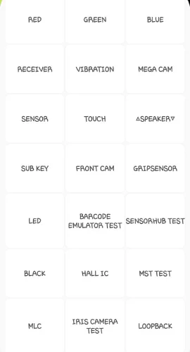 منوی مخفی سامسونگ